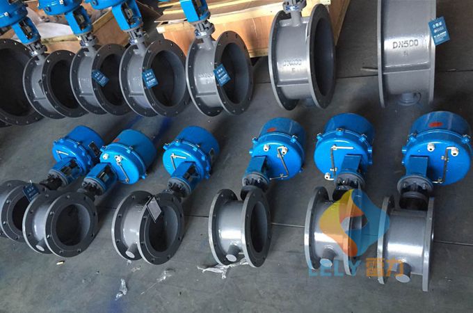 寶鋼使用雷力煙氣調(diào)節(jié)蝶閥1