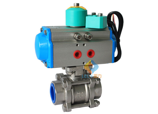 三片式球閥的工作原理