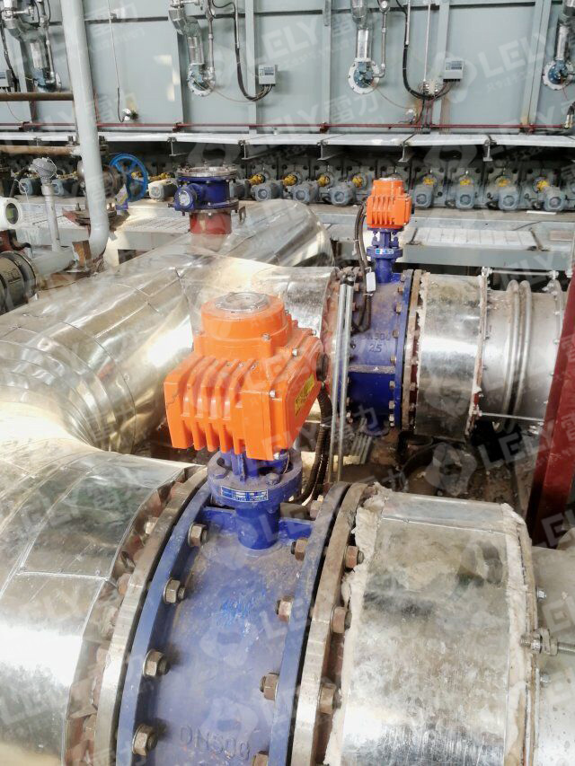 漣鋼熱處理爐使用雷力煤氣快切閥、煙氣蝶閥、